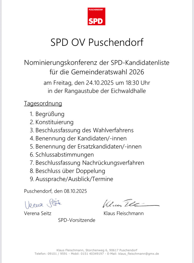 Nominierungskonferenz 2025